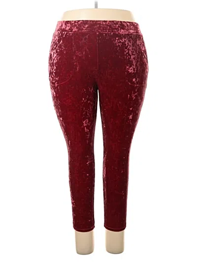 Pre-owned Torrid Casual Pants In Burgundy