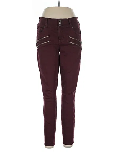 Pre-owned Torrid Casual Pants In Burgundy