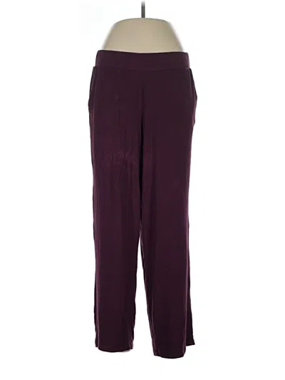 Pre-owned Torrid Casual Pants In Burgundy