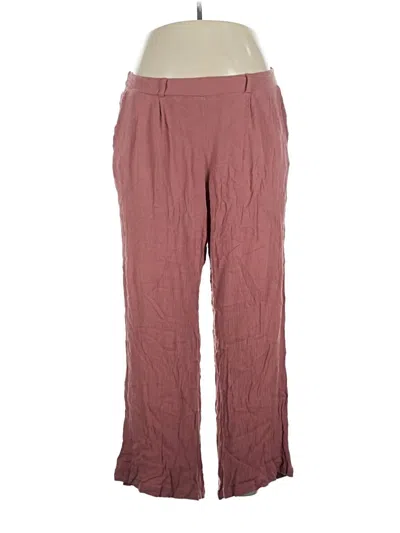 Pre-owned Torrid Casual Pants In Burgundy