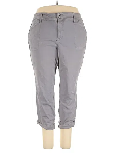 Pre-owned Torrid Casual Pants In Gray