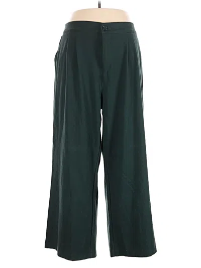 Pre-owned Torrid Casual Pants In Green