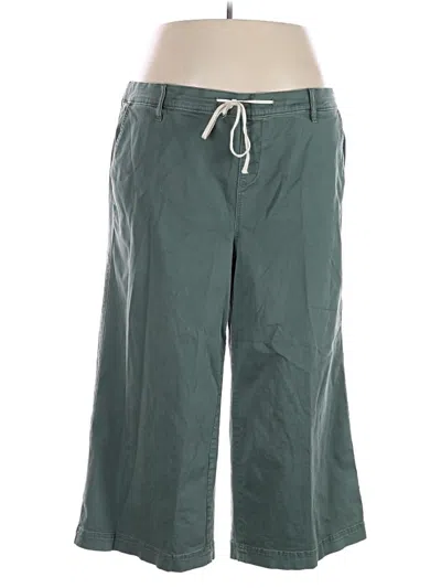 Pre-owned Torrid Casual Pants In Green