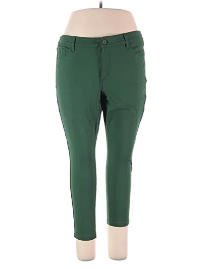 Pre-owned Torrid Casual Pants In Green