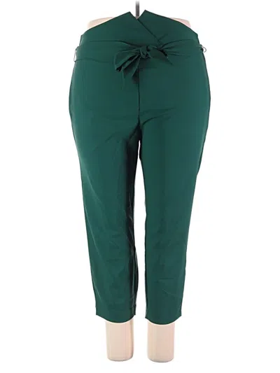 Pre-owned Torrid Casual Pants In Green