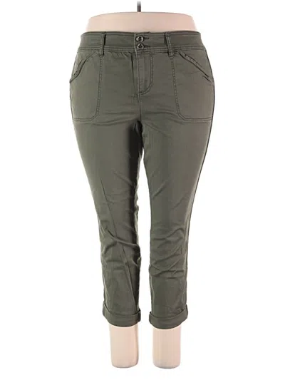 Pre-owned Torrid Casual Pants In Green