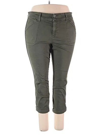 Pre-owned Torrid Casual Pants In Green