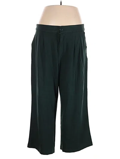 Pre-owned Torrid Casual Pants In Green