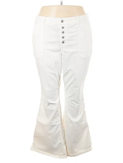 Pre-owned Torrid Casual Pants In Ivory
