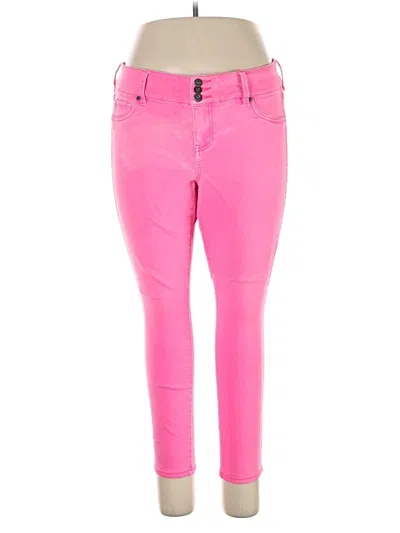 Pre-owned Torrid Casual Pants In Pink
