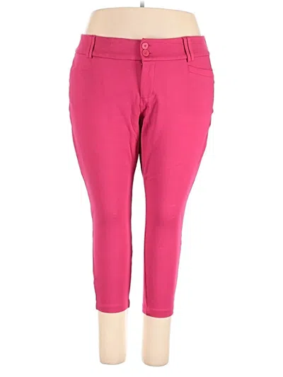 Pre-owned Torrid Casual Pants In Pink