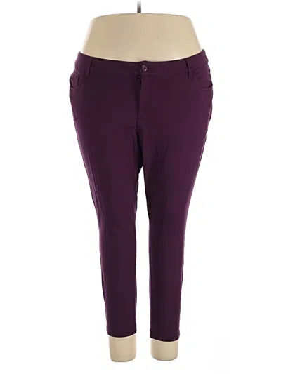 Pre-owned Torrid Casual Pants In Purple