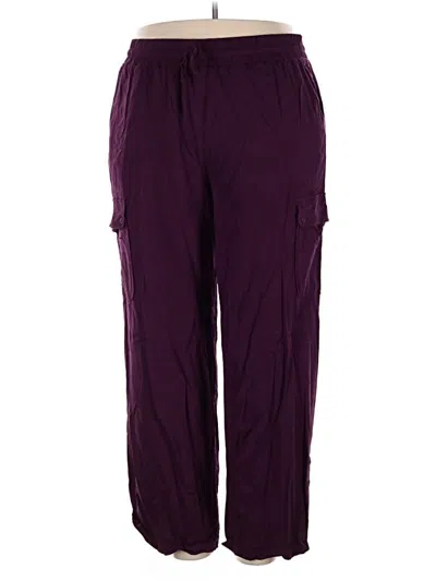 Pre-owned Torrid Casual Pants In Purple