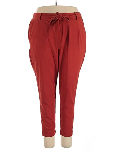 Pre-owned Torrid Casual Pants In Red