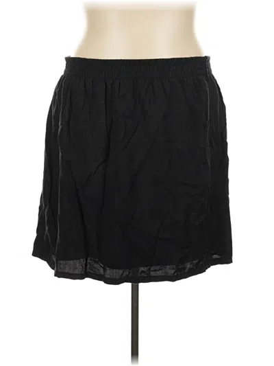 Pre-owned Torrid Casual Skirt In Black