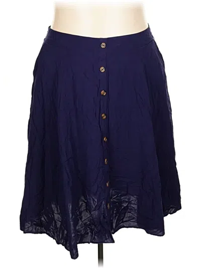 Pre-owned Torrid Casual Skirt In Blue