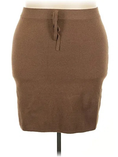 Pre-owned Torrid Casual Skirt In Brown