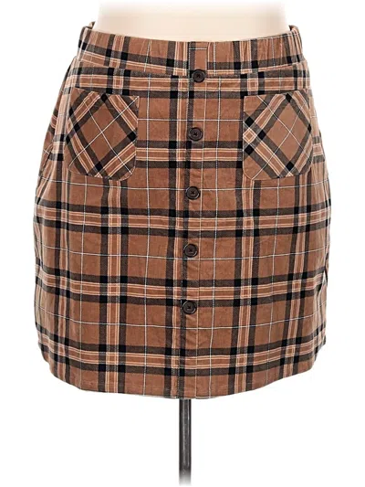Pre-owned Torrid Casual Skirt In Brown
