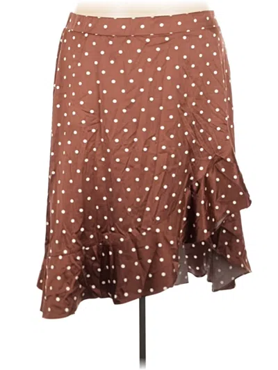 Pre-owned Torrid Casual Skirt In Brown
