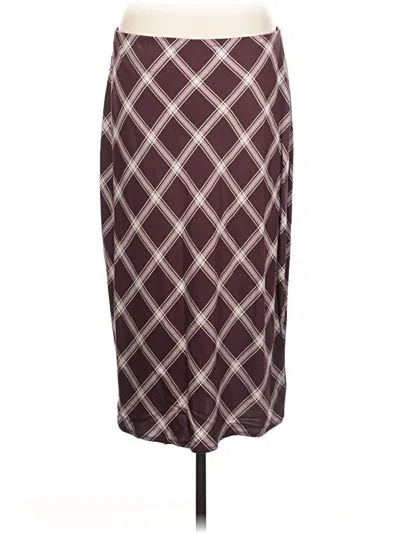 Pre-owned Torrid Casual Skirt In Burgundy