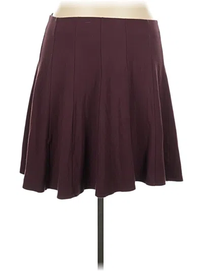 Pre-owned Torrid Casual Skirt In Burgundy