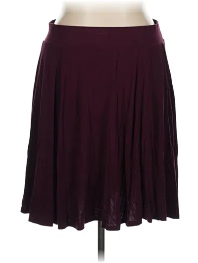 Pre-owned Torrid Casual Skirt In Burgundy