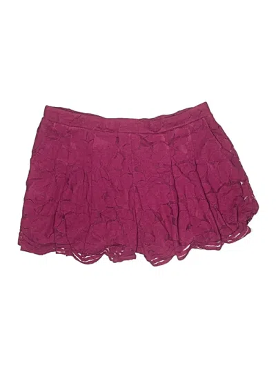 Pre-owned Torrid Casual Skirt In Burgundy