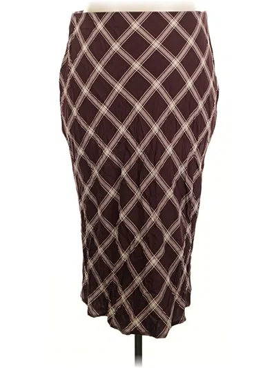 Pre-owned Torrid Casual Skirt In Burgundy
