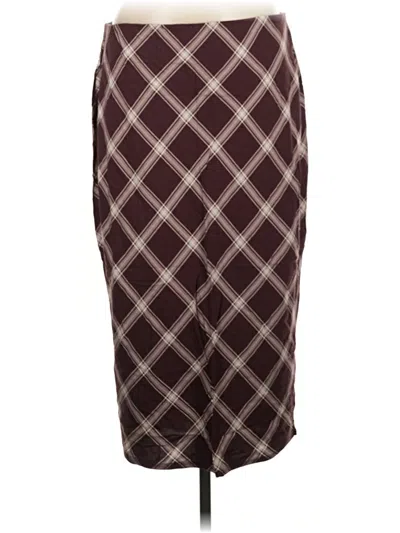 Pre-owned Torrid Casual Skirt In Burgundy