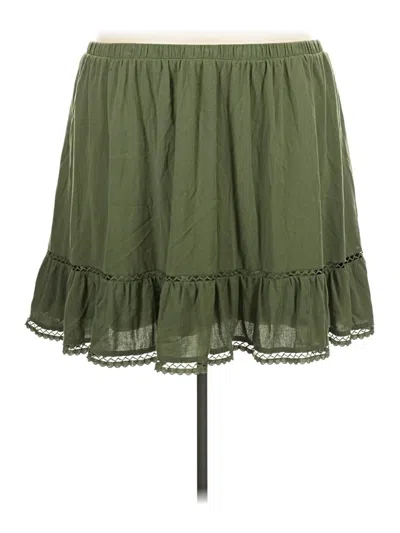 Pre-owned Torrid Casual Skirt In Green