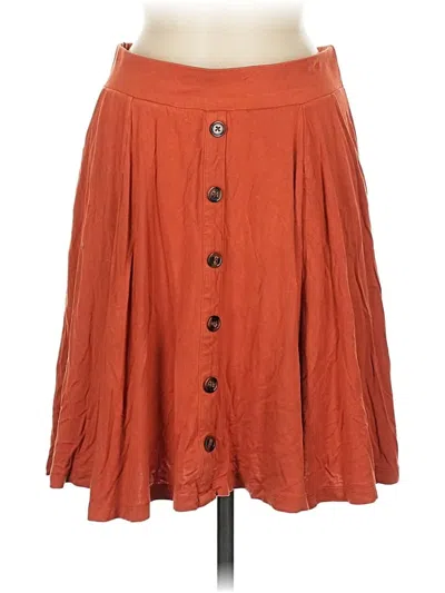Pre-owned Torrid Casual Skirt In Orange