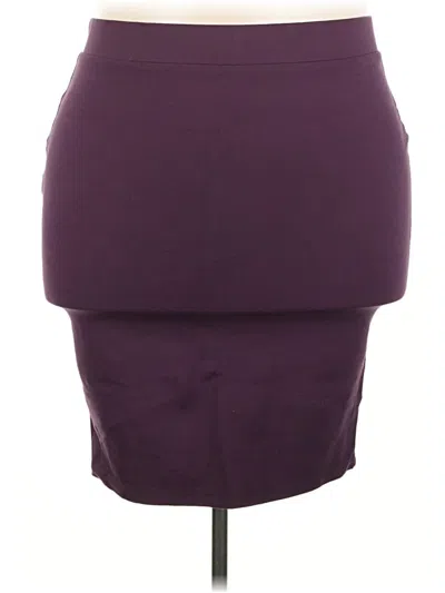 Pre-owned Torrid Casual Skirt In Purple