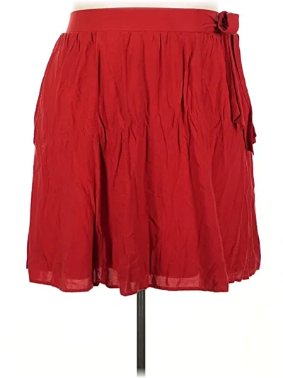Pre-owned Torrid Casual Skirt In Red