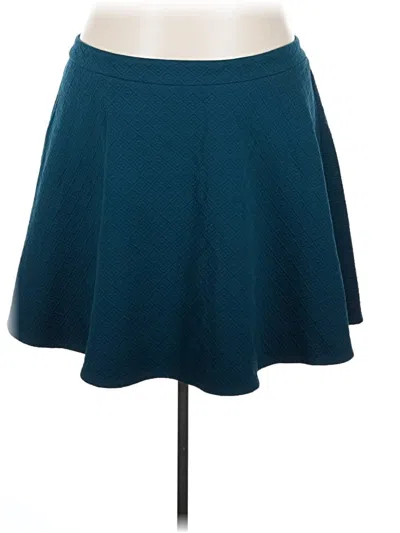 Pre-owned Torrid Casual Skirt In Teal