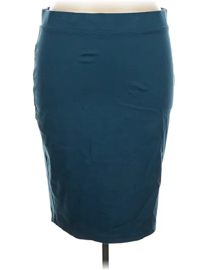 Pre-owned Torrid Casual Skirt In Teal