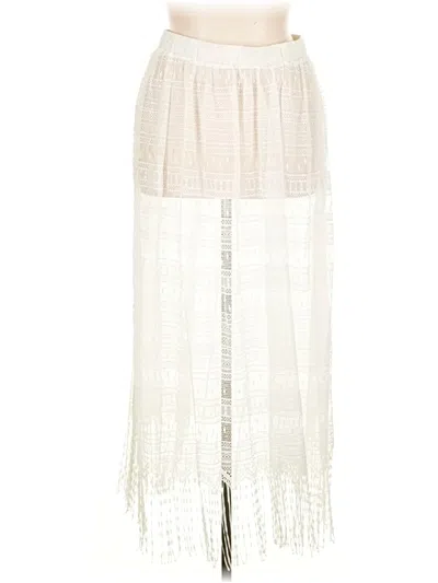 Pre-owned Torrid Casual Skirt In White