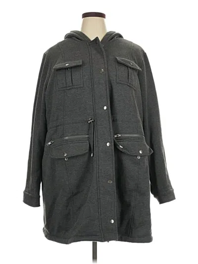 Pre-owned Torrid Coat In Gray