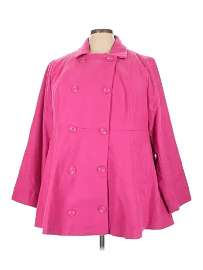 Pre-owned Torrid Coat In Pink