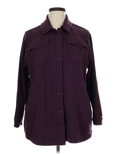 Pre-owned Torrid Coat In Purple