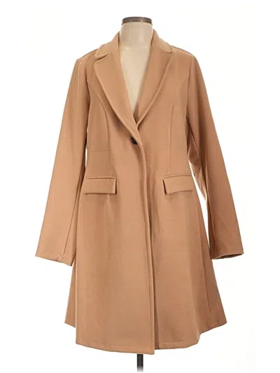 Pre-owned Torrid Coat In Tan
