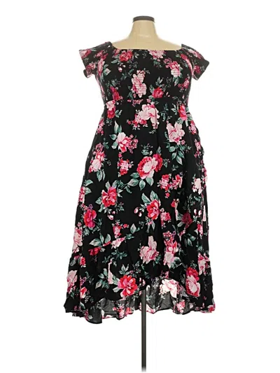 Pre-owned Torrid Cocktail Dress In Black