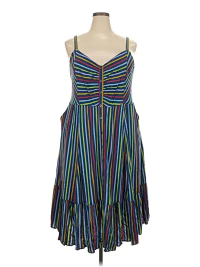 Pre-owned Torrid Cocktail Dress In Blue