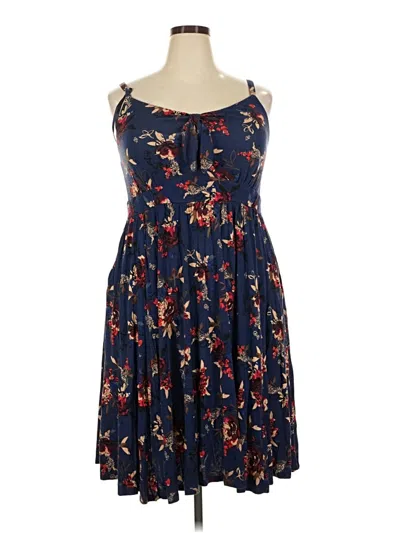 Pre-owned Torrid Cocktail Dress In Blue
