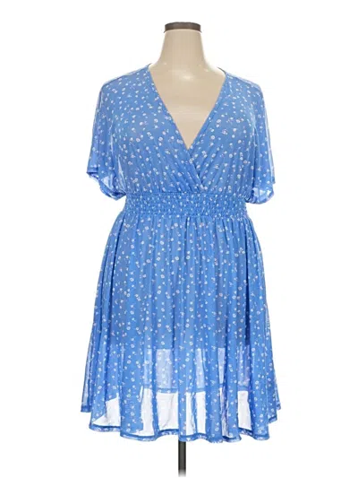 Pre-owned Torrid Cocktail Dress In Blue