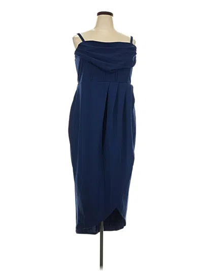 Pre-owned Torrid Cocktail Dress In Blue