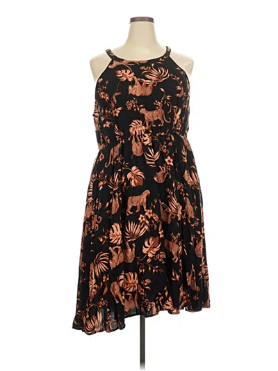 Pre-owned Torrid Cocktail Dress In Brown