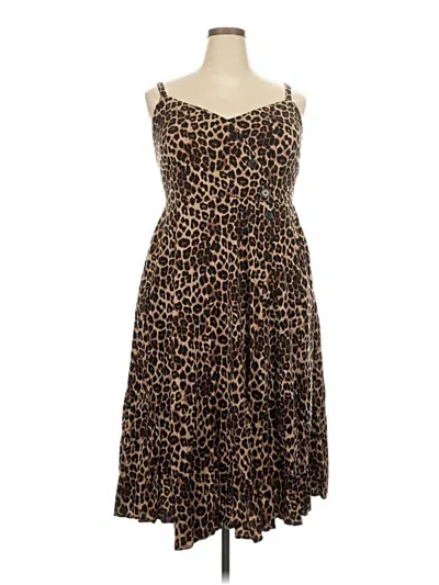 Pre-owned Torrid Cocktail Dress In Brown