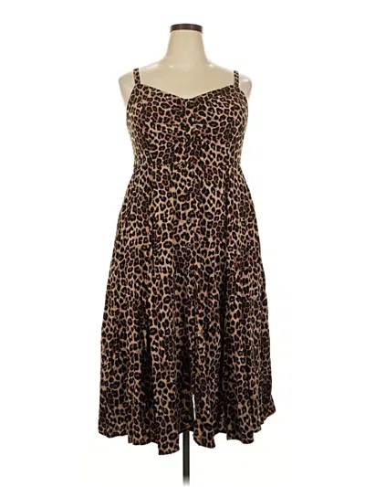 Pre-owned Torrid Cocktail Dress In Brown