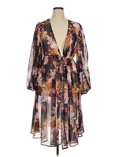Pre-owned Torrid Cocktail Dress In Brown
