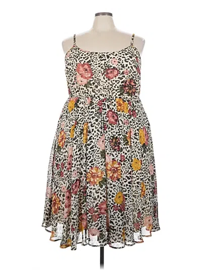Pre-owned Torrid Cocktail Dress In Brown